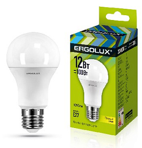 ERGOLUX (12150) LED-A60-12W-E27-3K Лампа светодиодная