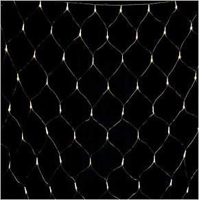 FUNRAY Cетка ML-320WW, 3*2м, 320 LED, тепл.белый, IP20, прозрачный шнур 2м LED гирлянда