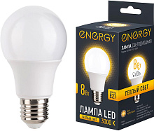 ENERGY LED А60-8-E27-3000 (109304) Лампа светодиодная