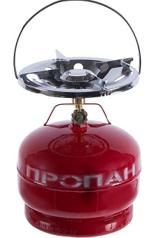 RUSSIA Кемпинг объемом 5л. ПГТ 1Б-В для приготовления пищи (КРЫМ) Горелка газовая портативная Плита газовая серии "Кемпинг" объемом 5л. ПГТ 1Б-В для п
