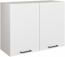 МЕБЕЛЬ-КОМПЛЕКС Шкаф навесной 80см с двумя дверцами Simple В800 белый/ Белый (1 кор.) Кухонный модуль
