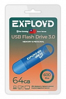 EXPLOYD EX-64GB-600-Blue USB 3.0 USB флэш-накопитель