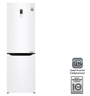 LG GA-B419SQGL 302л. белый Холодильник