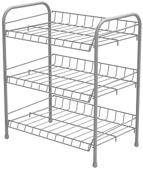 NIKA ЭТ4-Э серый Этажерка