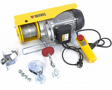 DENZEL 52018 Тельфер электрический TF-1200, 1.2 т, 1800 Вт, высота 12 м, 8 м/мин Тельфер