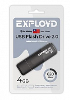 EXPLOYD EX-4GB-620-Black USB флэш-накопитель