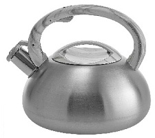 Чайник WEBBER BE-0598 мрам/сатин 3л свист ИНДУКЦИЯ