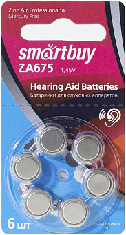 SMARTBUY (SBZA-A675-6B) A675-6B Батарейка SMARTBUY (SBZA-A675-6B) A675-6B