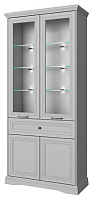 АНРЭКС VALENCIA Шкаф с витриной 2V2D1S Н. Цвет СЕРЫЙ (3 уп.) Модульная мебель АНРЭКС VALENCIA Шкаф с витриной 2V2D1S Н. Цвет СЕРЫЙ (3 уп.)