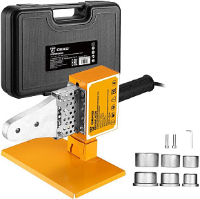 DEKO RPPWM1600W в пластиковом кейсе, 3 насадки (20-32 мм) 083-3008 Аппарат для сварки полипропилена