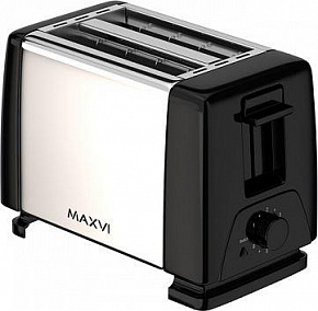 MAXVI KT822S silver-black Тостер