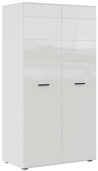 НК-МЕБЕЛЬ GLOSS шкаф 2-х дверный Белый/Белый глянец 71373114 (2 кор.) Модуль для гостиной