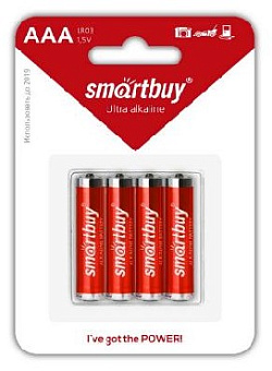 SMARTBUY (SBBA-3A04B) LR03-4BL Элементы питания