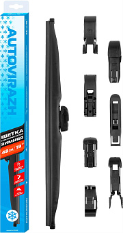 AUTOVIRAZH AV-001933 AV-350W зимняя 48/49см/19 мультиадаптерная Щетка стеклоочистителя