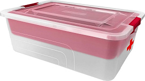 PLAST TEAM PT121111999 с лотком 5л натуральный Аптечка PLAST TEAM PT121111999 с лотком 5л натуральный