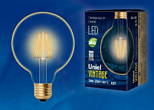 UNIEL (UL-00002359) LED-G95-6W/GOLDEN/E27 GLV21GO Лампы светодиодные VINTAGE