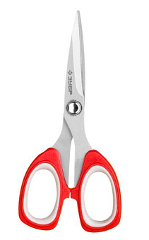 ЗУБР "Мастер" 40441-13 хозяйственные, двухкомпонентные ручки, 135мм Ножницы