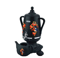 ДОБРЫНЯ DO-432 Снегирь на черном Электросамовар