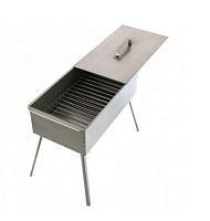 PALISAD Коптильня двухъярусная 500X270X175 мм, 0,8 мм, с поддоном, на ножках, Россия CAMPING 69527 Коптильня