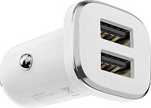 BOROFONE (6931474708649) BZ12 White АЗУ 2USB 2.4A АЗУ