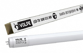 VOLPE (UL-00001456) LED-T8-18W/NW/G13/FR/FIX/N матовый рассеиватель Белый свет G13 неповоротный Лампа светодиодная