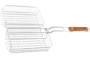 PALISAD Решетка гриль 260х320х65мм объемная хромир.69554 Решетка д/гриля