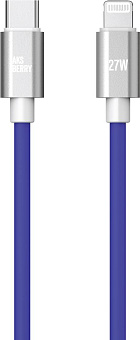 AKSBERRY (6900327680012) X165 Liquid silicone Type-C -Lightning, синий