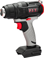 P.I.T. Фен строительный аккум. PHG20H-550A SOLO (20В, 550°, 200л/мин, защита от перегрева, насадки)