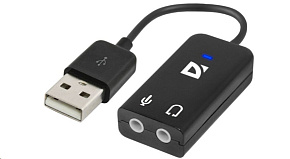 DEFENDER (63002) Внешняя USB звуковая карта AUDIO USB Адаптер