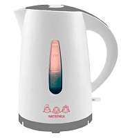 МАСТЕРИЦА ЕК-1701M белый/серый Чайник электрическикй МАСТЕРИЦА ЕК-1701M белый/серый