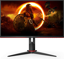 AOC 27" Монитор Q27G2S, 2560x1440, IPS, 165Гц, 2хHDMI, 1хDP, черный/красный [q27g2s/eu]