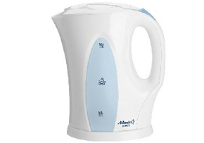 ATLANTA ATH-2302 white (2л. пластик) Чайник электрический