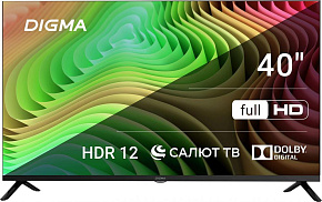 DIGMA DM-LED40SBB36 FHD SMART TV Салют LED-Телевизор