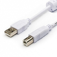 ATCOM (АТ0109) кабель USB 2.0 AM/BM - 5.0 м (для переферии 1 FERITE) (5) кабель