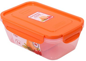 OURSSON СP1004S/OR контейнер пласт.1л. Посуда из пластика
