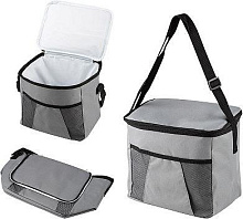 ECOS Термосумка PC2201, 14л., р-р: 28x20x25см, цвет: серый 104834 Термосумка