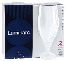 LUMINARC ФРАНЦУЗСКИЙ РЕСТОРАНЧИК наб. бокалов для пива 2шт 620мл (N6027) (2) Посуда
