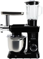 RAGEX R112-000 Кухонный комбайн 14 в 1 RAGEX R112, 4.5л, 1300Вт, цвет: 000 (черный), КИТАЙ