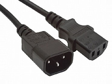 GEMBIRD/Cablexpert (00693) PC-189-10, 3.0м, C13-C14, 6А, черный Кабель
