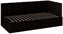 BONMEBEL Кровать Оттава с подъемным механизмом ткань коричневая (2 пак.) Кровать