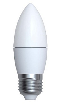 VOLPE (UL-00003798) LED-C37-7W/NW/E27/FR/NR Белый свет 4000K Лампа светодиодная