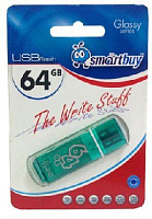 SMARTBUY (SB64GBGS-G) 64GB GLOSSY SERIES изумрудный USB флеш