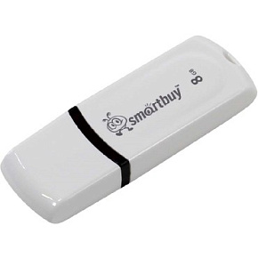 SMARTBUY (SB8GBPN-W) 8GB PAEAN WHITE Флешка