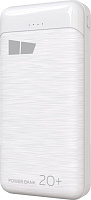 MORE CHOICE (4627151193809) PB33-20 White - 20000mAh 2USB 2.1A Зарядное устройство