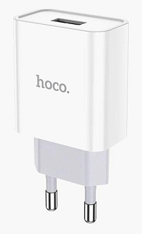 HOCO (6931474727930) СЗУ HOCO C81A Asombroso single port charger белый СЗУ