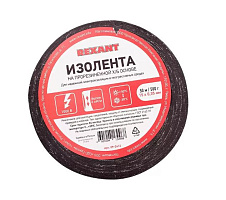 REXANT (09-2412) ИЗОЛЕНТА Х/Б 15Х0,35 ММ (РОЛИК 50 М/500 Г), ЧЕРНАЯ Изолента