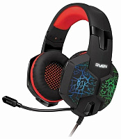 SVEN AP-U988MV, черный-красный Игровая гарнитура