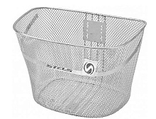 STELS Велокорзина передняя JL-044-2 для 28", стальная серебристая 270038 LU052111 Велокорзина