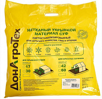 ДОНАГРОТЕХ Нетканый укрывной материал СУФ 30 г/м2 (3,2х10 м) белый Нетканый укрывной материал