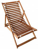 DYATEL Кресло-шезлонг сиденье из дерева сосна (цвет дуб) G-LC-001WO